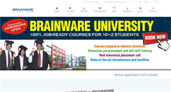 Desktop Screenshot of brainware-india.com
